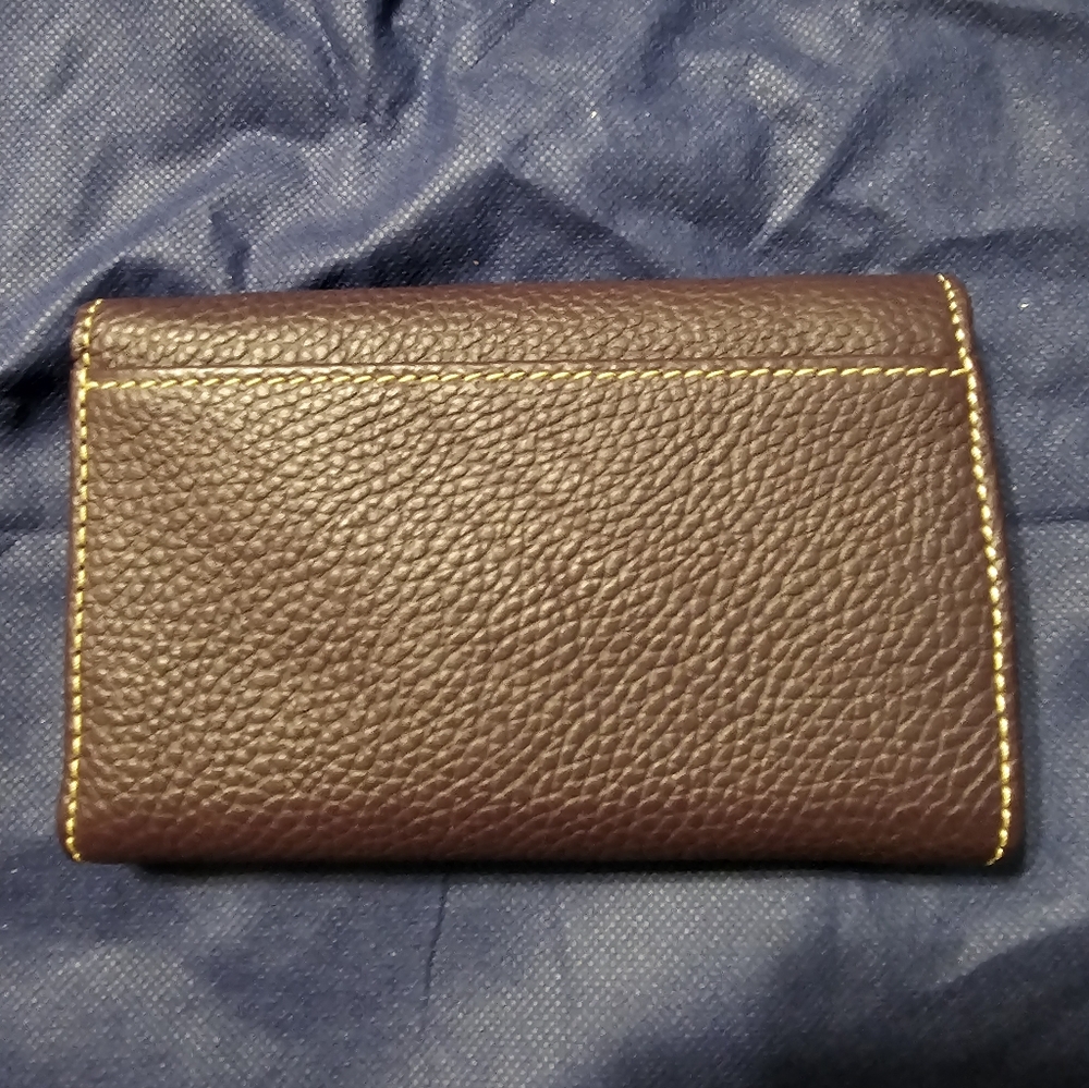 Dooney & Bourke EUC Purple Leather Zip Zip Satchel and Matching Wallet - Picture 7 of 8